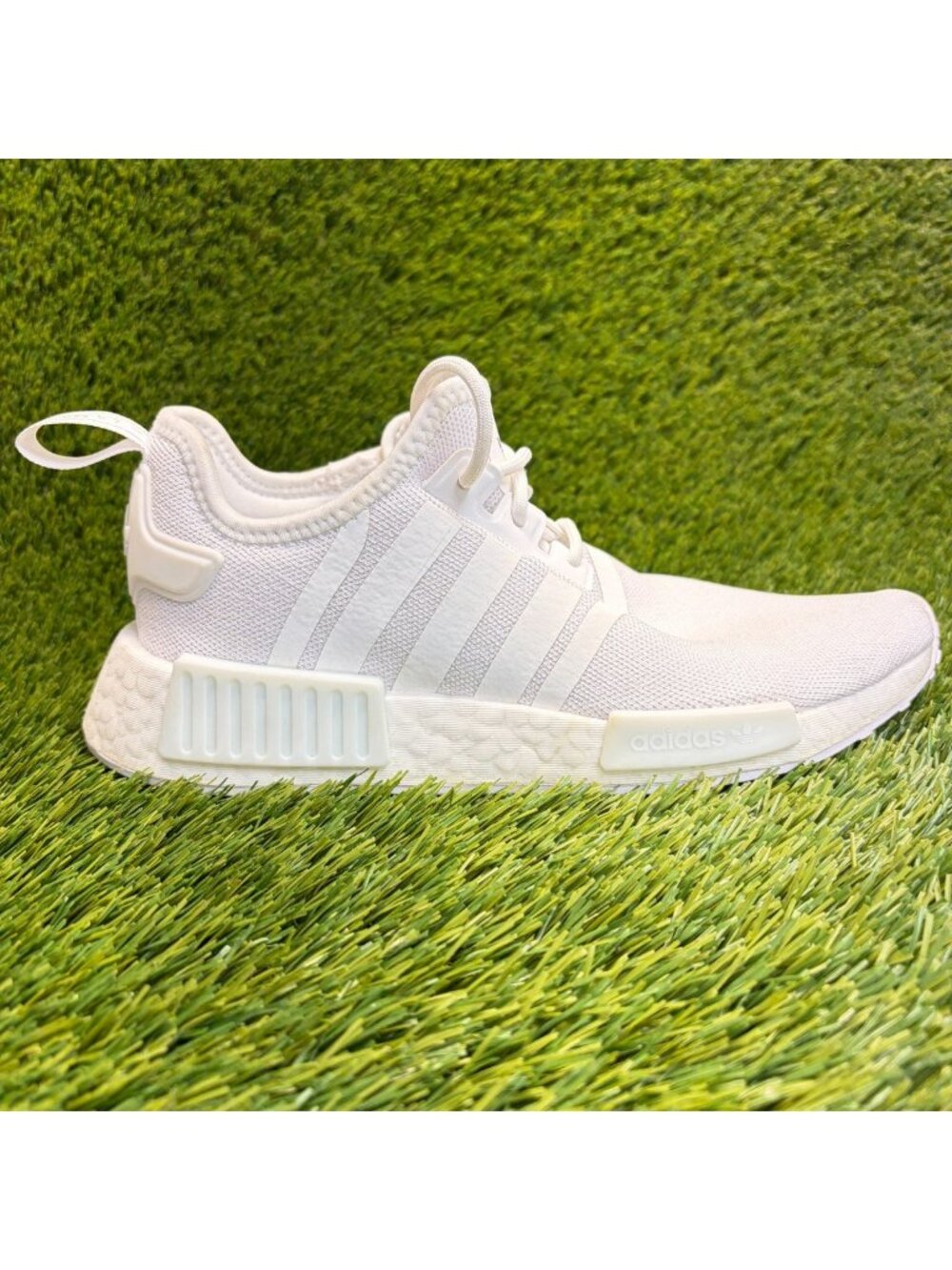 Adidas NMD_R1 Women Size 7.5 Cloud White Athletic Running Walking Shoes Sneakers